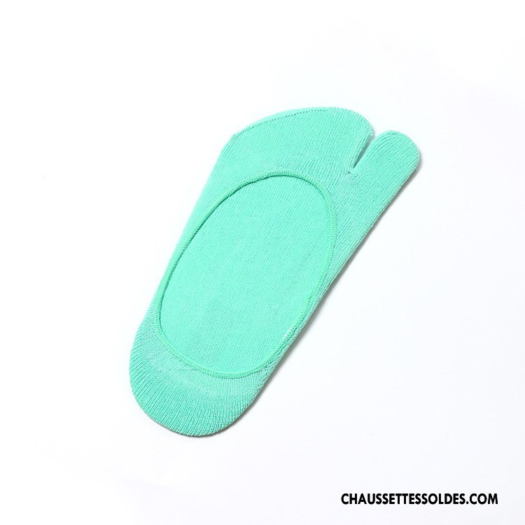 Chaussette Basse Femme Invisible Dame Vert