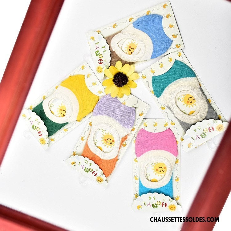 Chaussette Basse Femme Mode Tous Les Assortis Chaussette Basse Coupée Le Nouveau Enfant Charmant Coloré