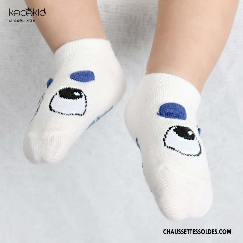 Chaussette Basse Fille Antidérapant Dimensionnel Homme Bébé Le Nouveau Femme Blanc