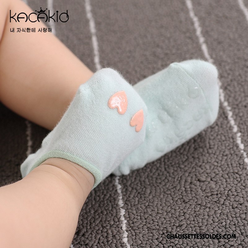 Chaussette Basse Fille Antidérapant Homme Enfant Femme 100% Coton Tous Les Assortis Bleu