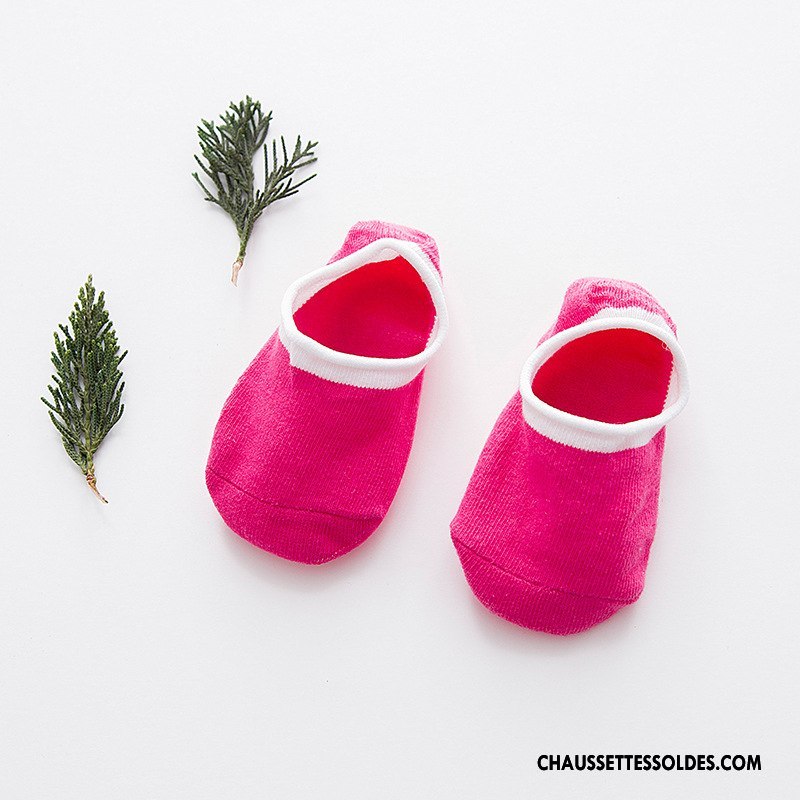 Chaussette Basse Fille Bébé Enfant 100% Coton Antidérapant Chaussette Basse Coupée Invisible Couleurs De Bonbons