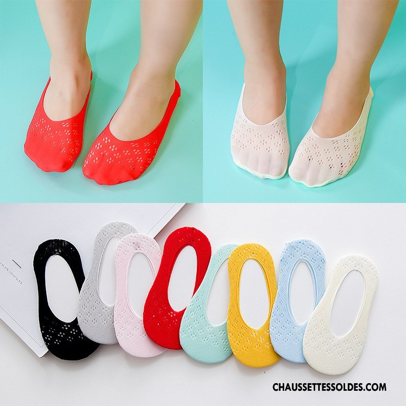 Chaussette Basse Fille Chaussette Basse Coupée Enfant Très Mince Creux Guipure Cuisse Fishnet Chaussette De Noël Rouge