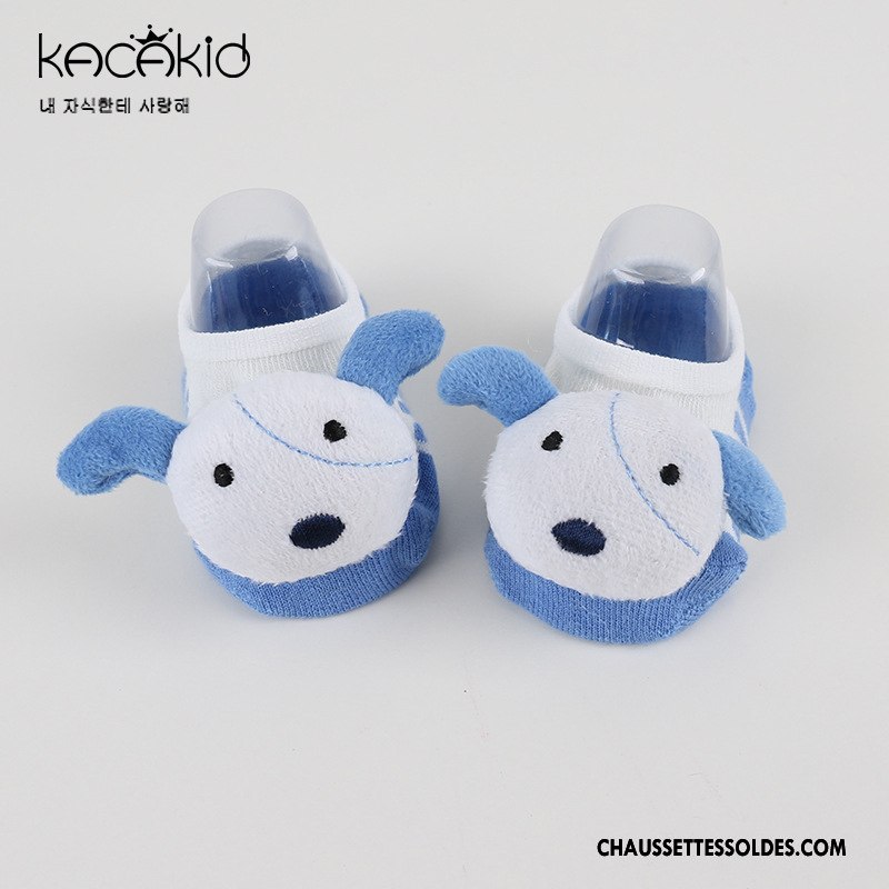 Chaussette Basse Fille Enfant Charmant Chaussette Basse Coupée Printemps Nouveau Le Nouveau Bleu