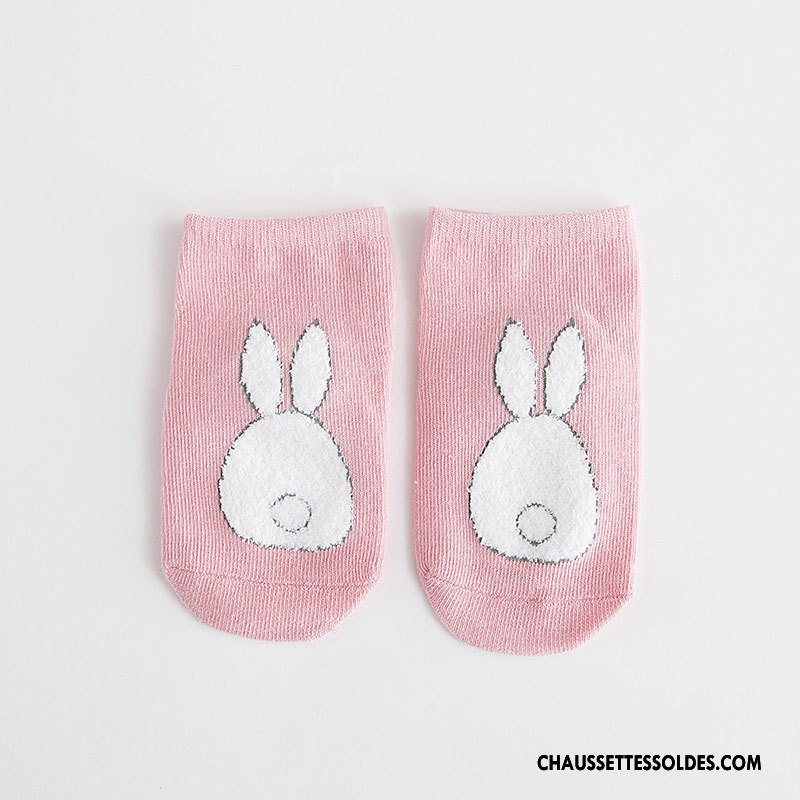 Chaussette Basse Fille Enfant Homme Bébé Femme Printemps Milieu Rose