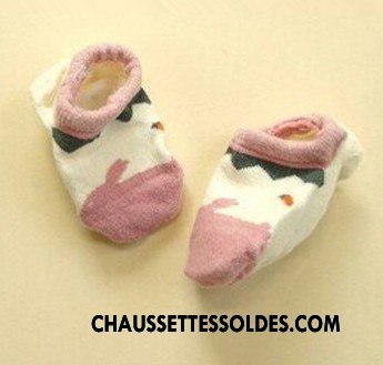 Chaussette Basse Fille Invisible Silicone Antidérapant Enfant Chaussette Basse Coupée Bébé Rose