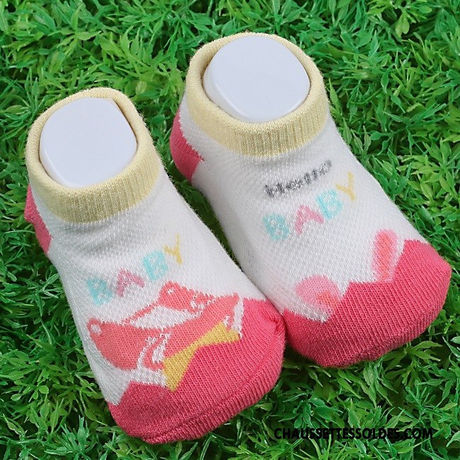Chaussette Basse Fille Renard Bébé Mince Chaussette Basse Coupée Printemps Chaussettes En Coton Rouge