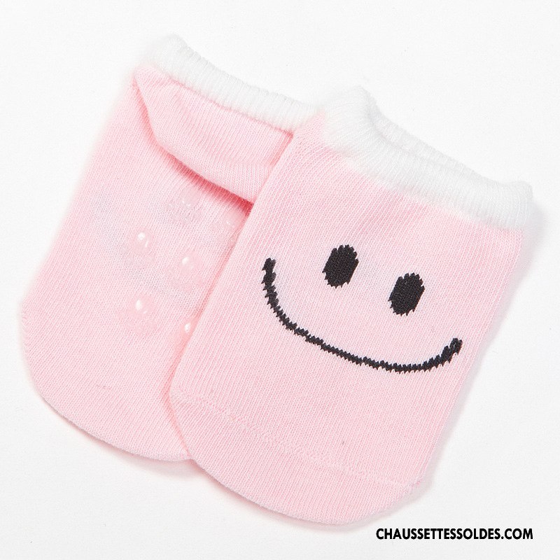 Chaussette Basse Fille Été Chaussette Basse Coupée Matelassé Petit Enfant Bébé Rose