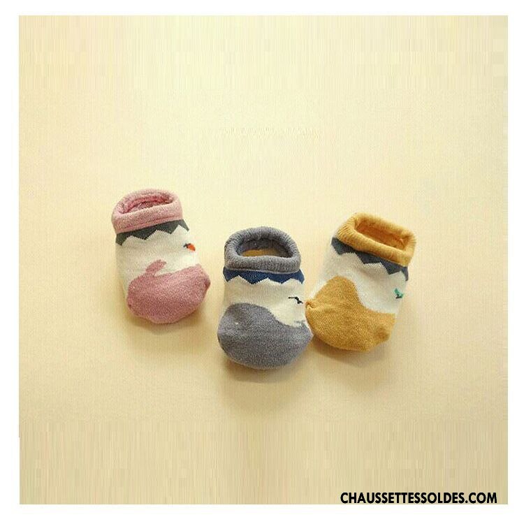 Chaussette Basse Garçon Enfant Exposition Charmant Bébé Coton Bio Chaussette Basse Coupée Jaune