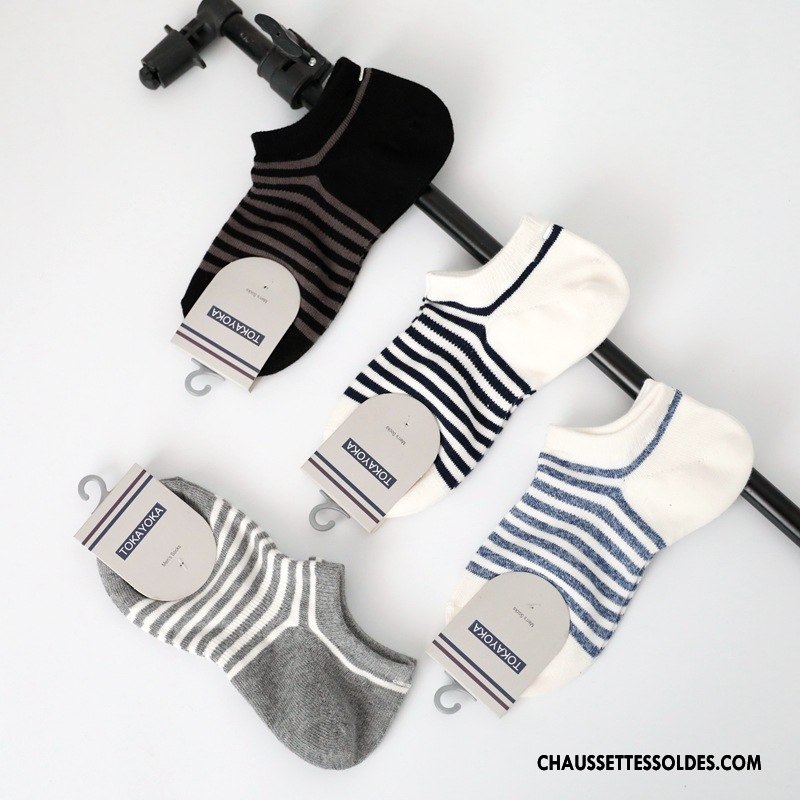 Chaussette Basse Homme Gros Livraison Gratuite Matelassé Coton Bio Mouvement Chaussette Basse Coupée Blanc