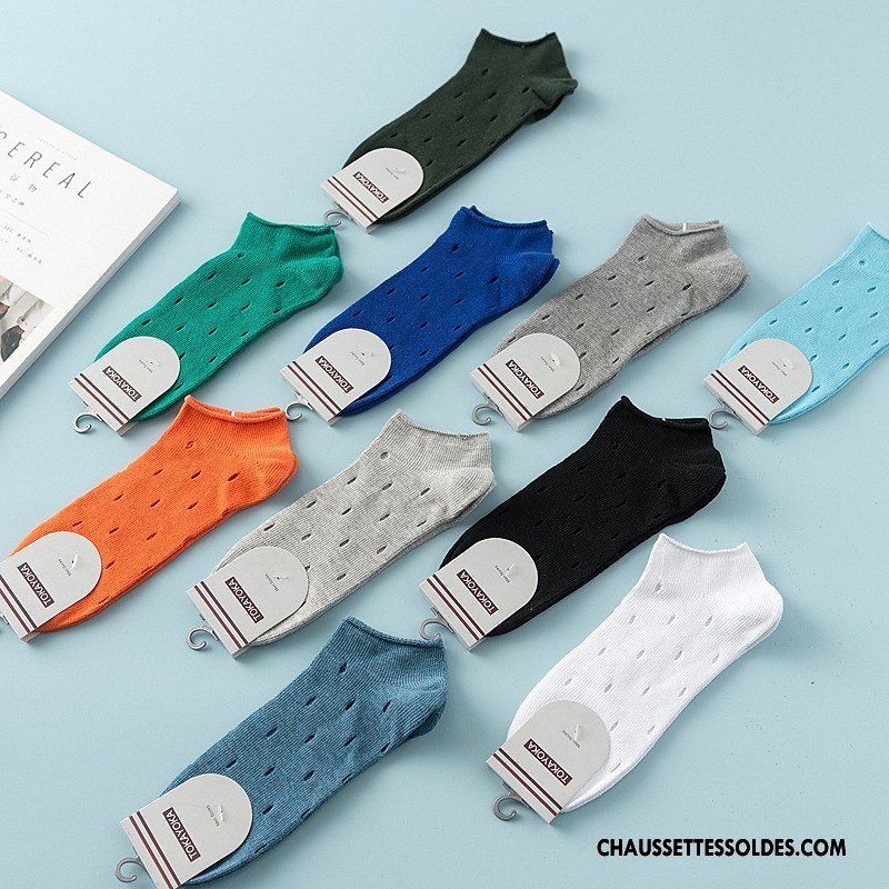 Chaussette Basse Homme Livraison Gratuite Personnalité Manuel Chaussette Basse Coupée Coton Bio Bleu