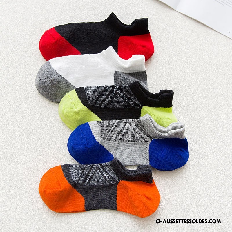 Chaussette Basse Homme Mouvement Respirant Nouvelles Arrivées Confortable Fleurs Réseau