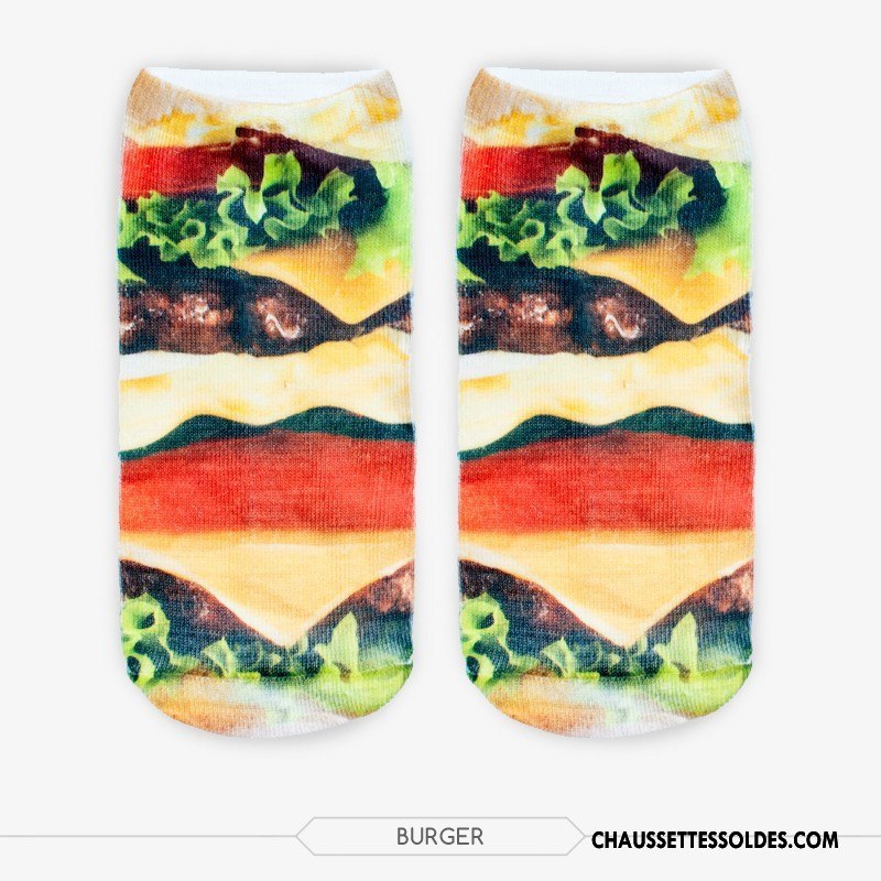 Chaussettes Courtes Femme Chaussette Basse Coupée Adulte Chaussette Courte Modèles Féminins Charmant Dessin Animé Impression Blanc Clair