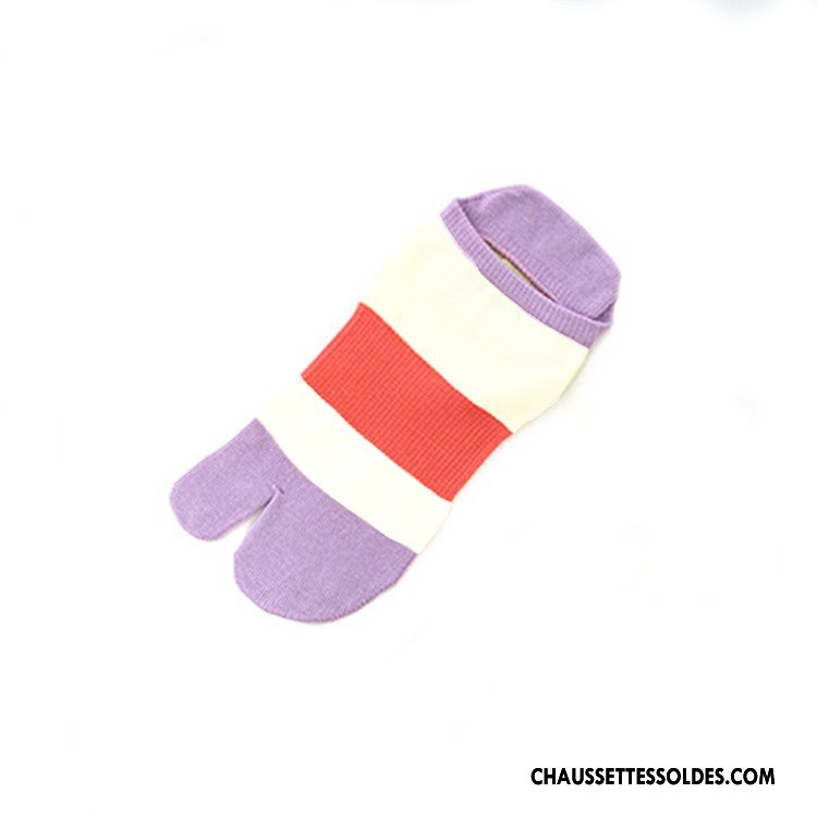 Chaussettes Courtes Femme Confortable Coton Bio Dame Violet