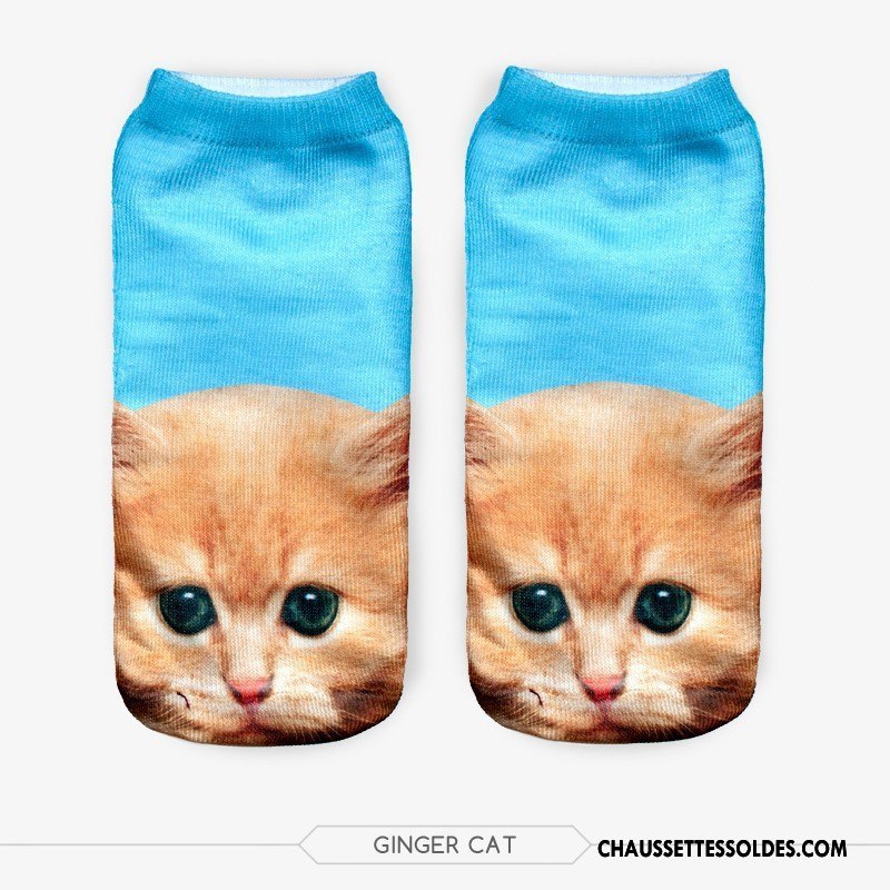Chaussettes Courtes Femme Le Nouveau Modèles Féminins Chaussette Basse Coupée Chaussette Courte Adulte Invisible Impression Bleu Clair