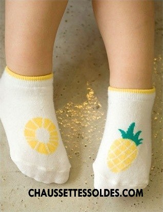 Chaussettes Courtes Fille Antidérapant Bébé Coton Bio Nouveau Chaussette Basse Coupée Le Nouveau Blanc