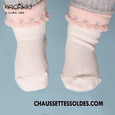Chaussettes Courtes Fille Antidérapant Chaussette Courte L'automne Femme Amour Le Nouveau Rose