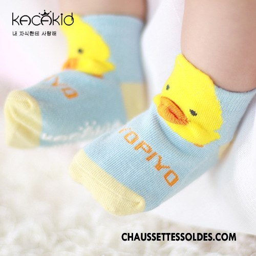Chaussettes Courtes Fille Bébé Le Nouveau L'automne Femme Chaussette Courte Charmant Bleu