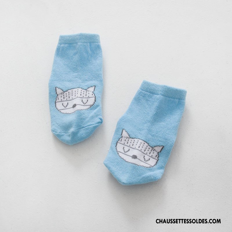 Chaussettes Courtes Fille Enfant Chaussette Courte Dessin Animé Homme Le Nouveau Petit Bleu