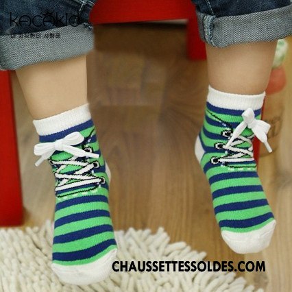 Chaussettes Courtes Fille Homme Beau Gentilhomme Printemps Chaussette Courte Bébé Vert
