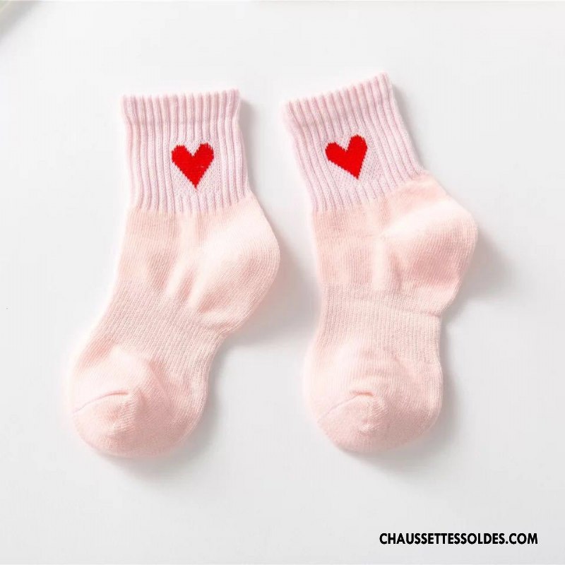 Chaussettes Courtes Fille Le Nouveau Enfant Dessin Animé Créatif Chaussette Courte Ours Rose