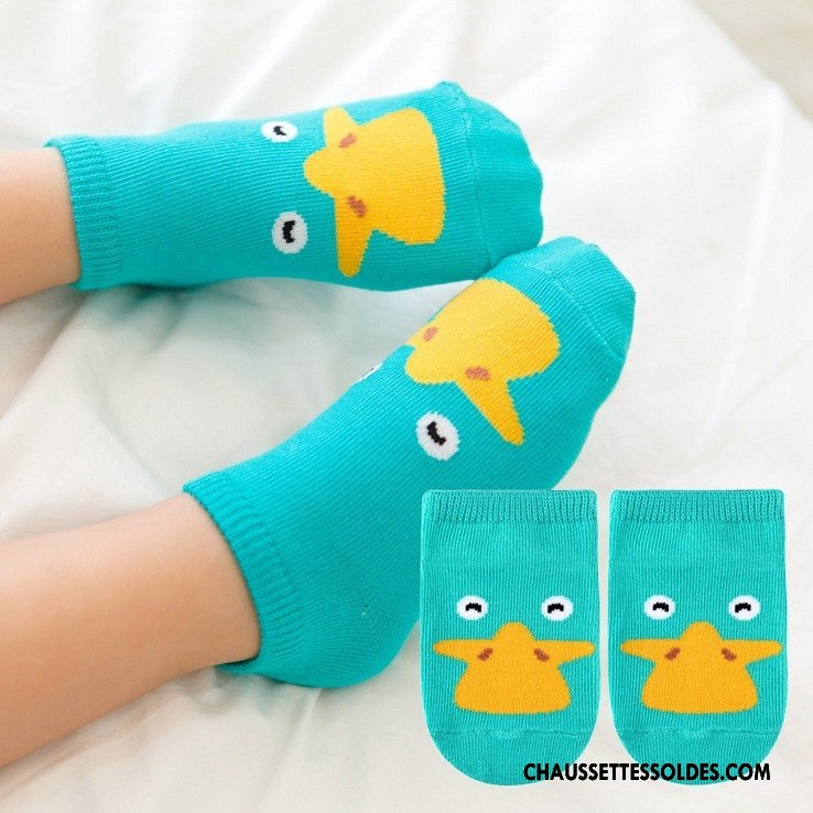 Chaussettes Courtes Garçon Animal Bébé Printemps Antidérapant 100% Coton Enfant