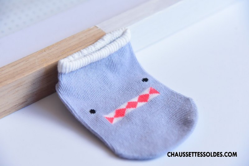 Chaussettes Courtes Garçon Bébé Le Nouveau 100% Coton Dessin Animé Enfant Chaussette Basse Coupée Bleu