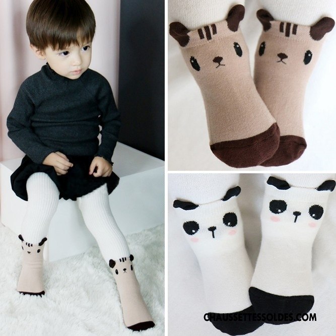 Chaussettes Courtes Garçon Chaussette Courte Dessin Animé Enfant Petit Dimensionnel Ours Marron / Brun