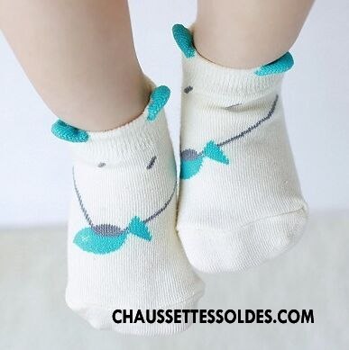 Chaussettes Courtes Garçon Coton Bio Antidérapant Bébé Chaussette Basse Coupée Enfant Nouveau Blanc