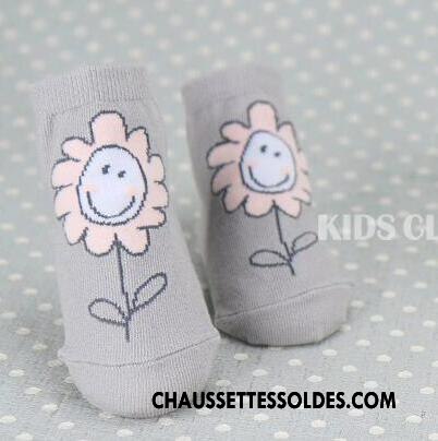Chaussettes Courtes Garçon Milieu Homme Enfant Bébé Printemps L'automne Gris