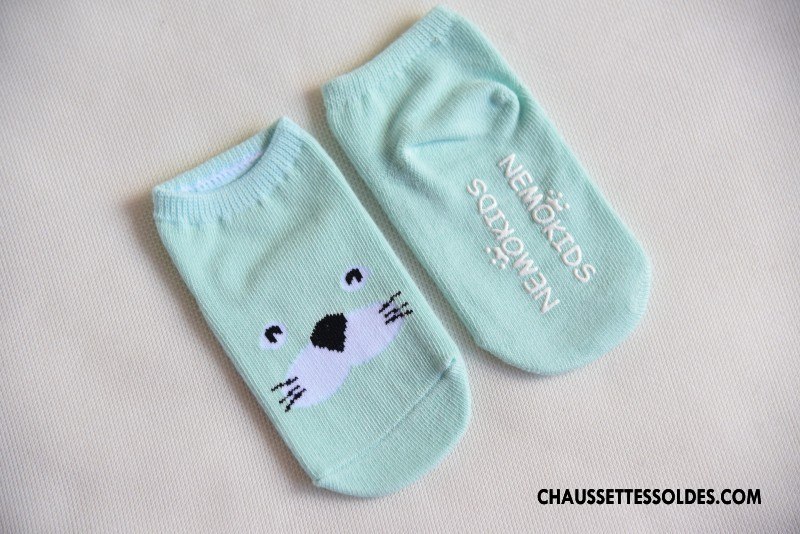 Chaussettes Courtes Garçon Printemps Femme Le Nouveau Été Chaussette Courte Clair Vert