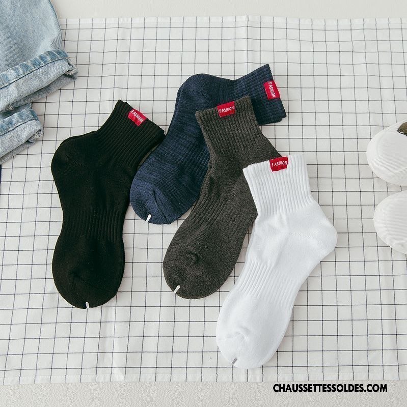 Chaussettes Courtes Homme Absorber La Sueur Serviette Renforcé De Plein Air Escalade Terry Bleu