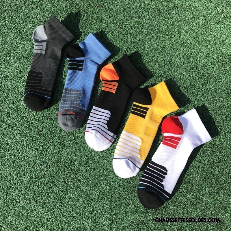 Chaussettes Courtes Homme Basket Mouvement Rayé Le Nouveau Coloré