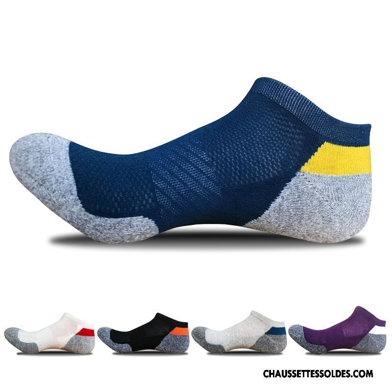 Chaussettes Courtes Homme Le Nouveau Tendance De Plein Air Escalade Mouvement Basket Bleu