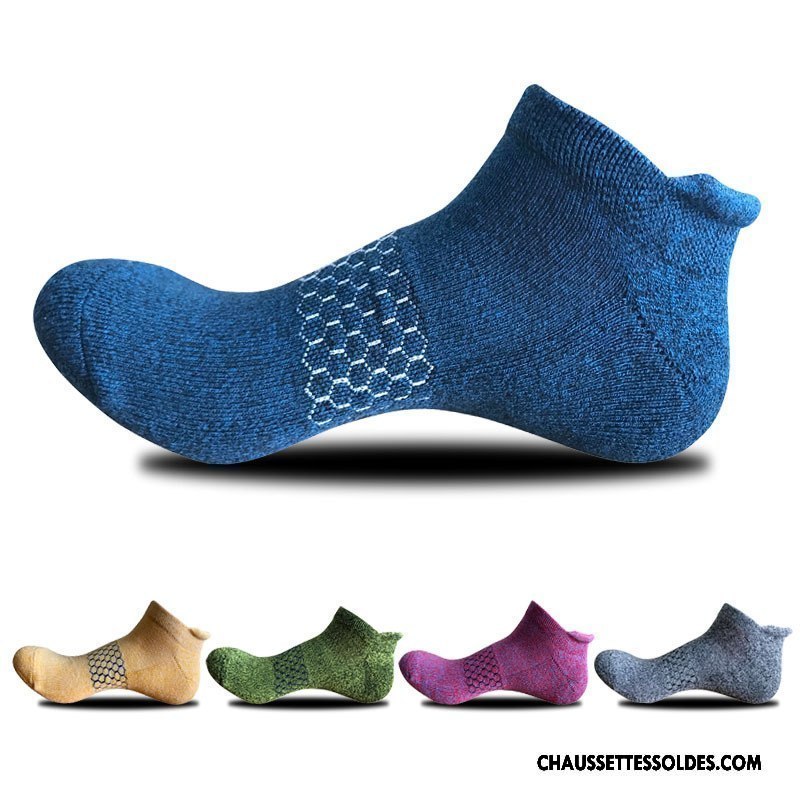 Chaussettes Courtes Homme Renforcé Escalade Le Nouveau Hiver L'automne De Plein Air Bleu