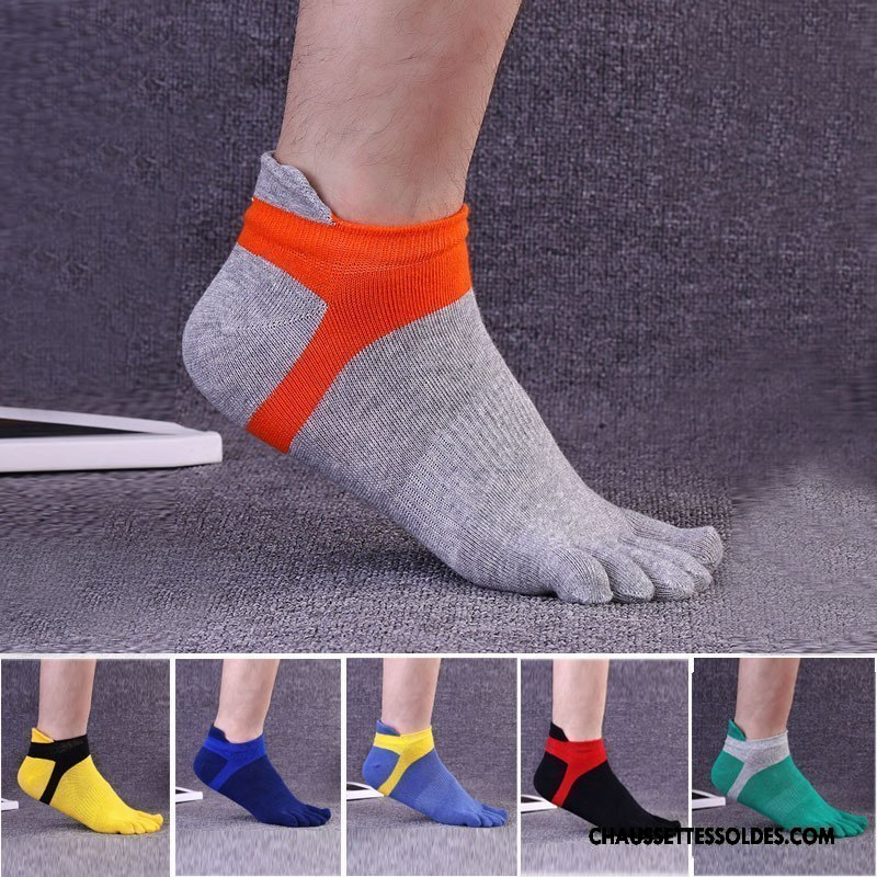 Chaussettes Courtes Homme Été 100% Coton Coton Bio Cinq Doigts Livraison Gratuite Antibactérien