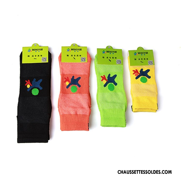 Chaussettes De Yoga Femme Bien Antidérapant Homme Dame Jaune