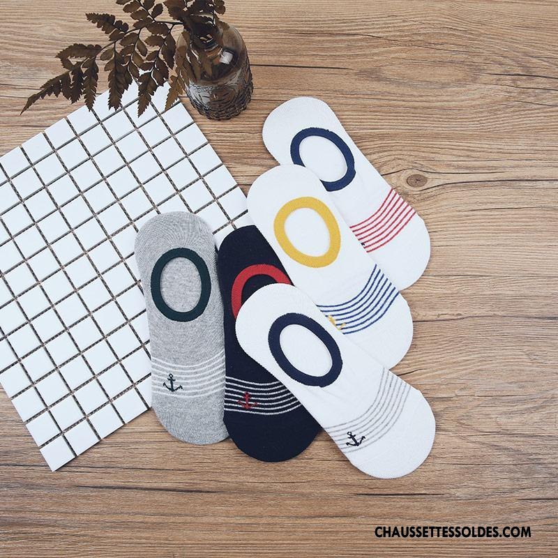 Chaussettes Invisibles Homme Coton Bio Chaussette Basse Coupée Le Nouveau Blanc
