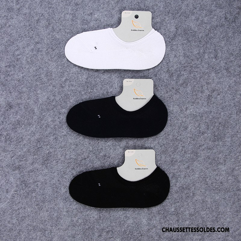 Chaussettes Invisibles Homme Femme Été Chaussette Basse Coupée Engrener Silicone Antidérapant Blanc Noir Clair