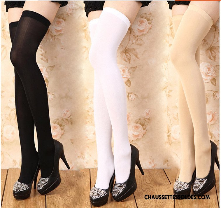 Chaussettes Longues Femme Velours Hiver Élève Haute L'automne Long Stock