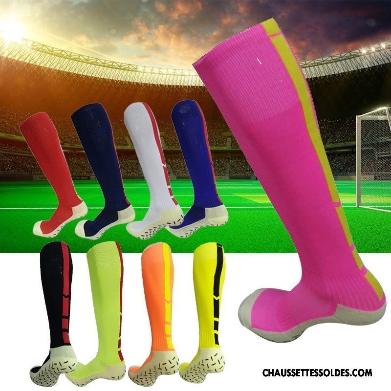 Chaussettes Longues Homme Absorber La Sueur Porter Antidérapant Long Stock Silicone Renforcé Rose