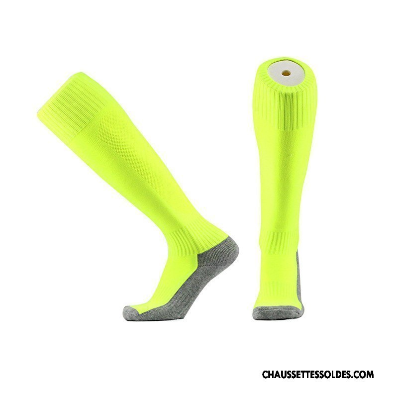 Chaussettes Longues Homme Antidérapant Serviette Anti-odeur Mouvement Absorber La Sueur Respirant Vert