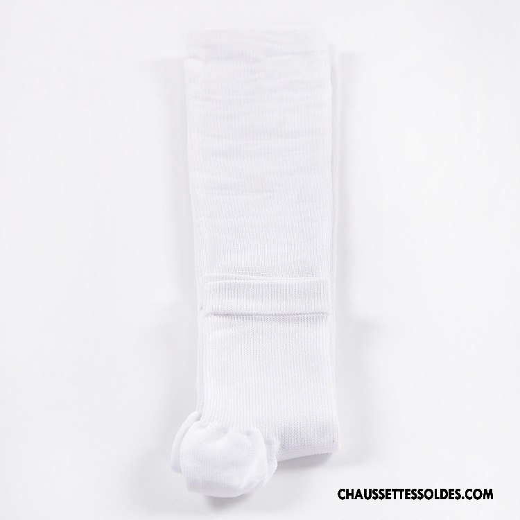 Chaussettes Longues Homme Basket Le Nouveau Doigts Exposés Blanc