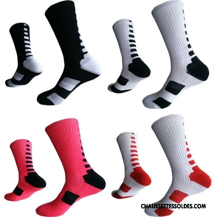 Chaussettes Longues Homme De Plein Air Haute Renforcé Serviette Long Stock Basket Blanc