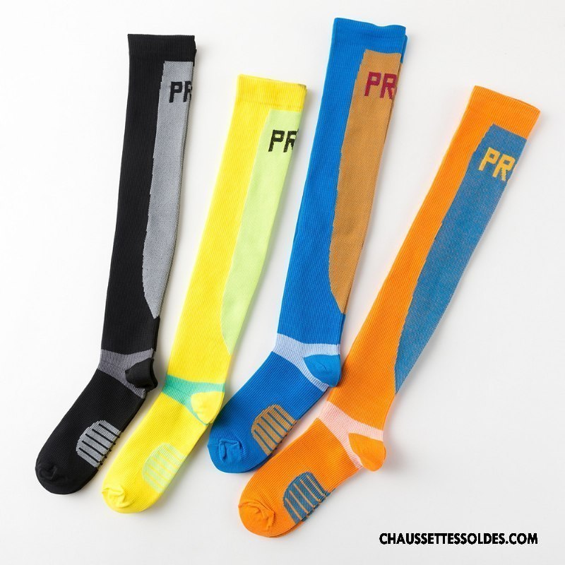 Chaussettes Longues Homme De Plein Air Long Stock Mouvement Élasticité Le Nouveau Jaune