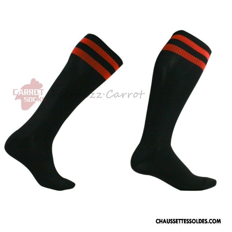 Chaussettes Longues Homme Femme Nylon Voyage Équitation Mouvement Élasticité Noir