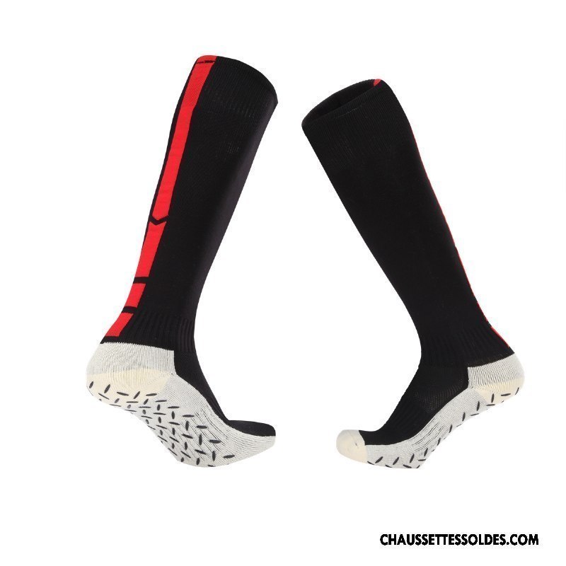 Chaussettes Longues Homme Haute Respirant Absorber La Sueur Mouvement Antidérapant Anti-odeur Noir