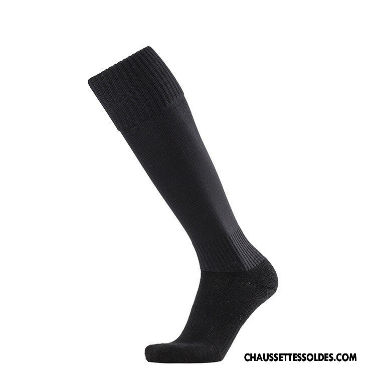 Chaussettes Longues Homme Haute Terry Serviette Long Stock Mouvement Noir