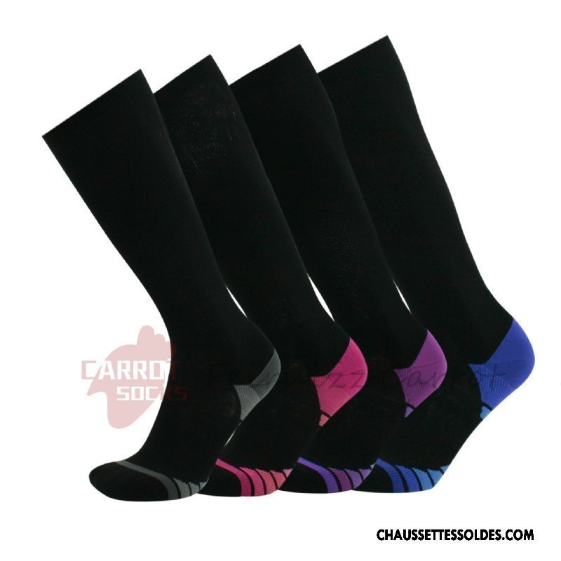 Chaussettes Longues Homme Infirmière Escalade Séchage Rapide Running Absorber La Sueur Équitation Noir