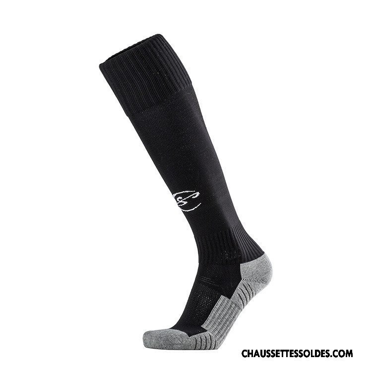 Chaussettes Longues Homme Long Stock Mouvement Haute Serviette Terry Enfant Noir