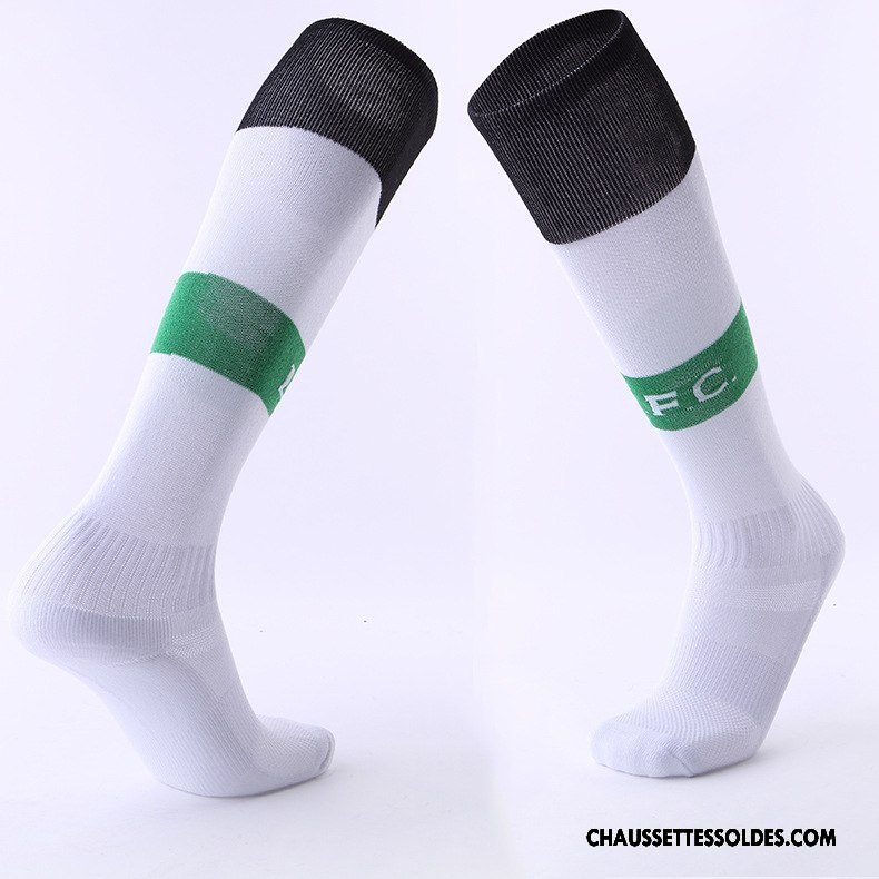 Chaussettes Longues Homme Long Stock Serviette Absorber La Sueur Renforcé Porter Mouvement Blanc